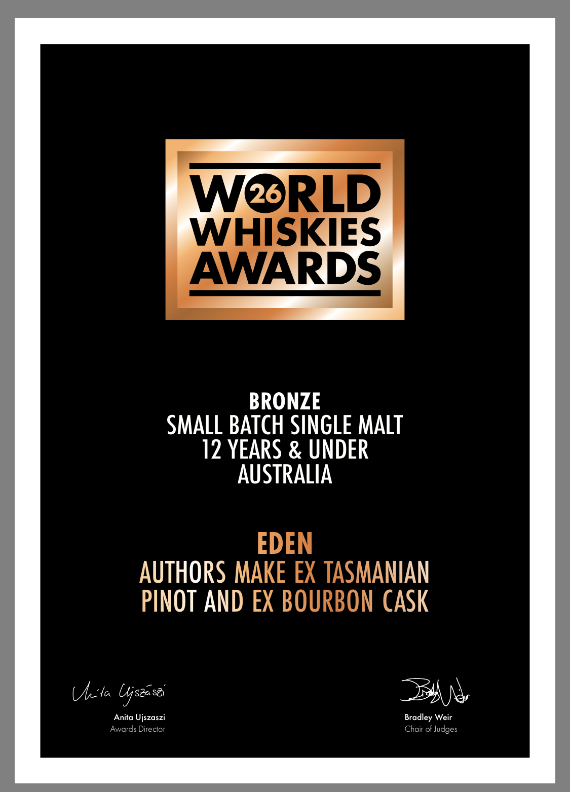 Authors Make claims Bronze at the World Whisky Awards 2026